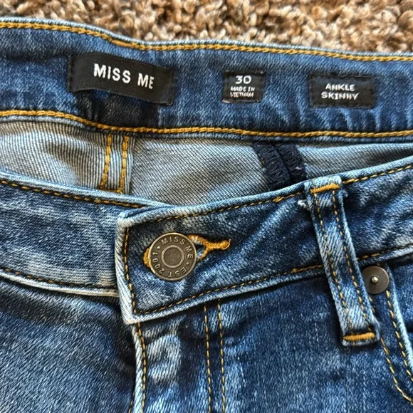 Miss Me Ankle Skinny jeans size 30 - Picture 4 of 5